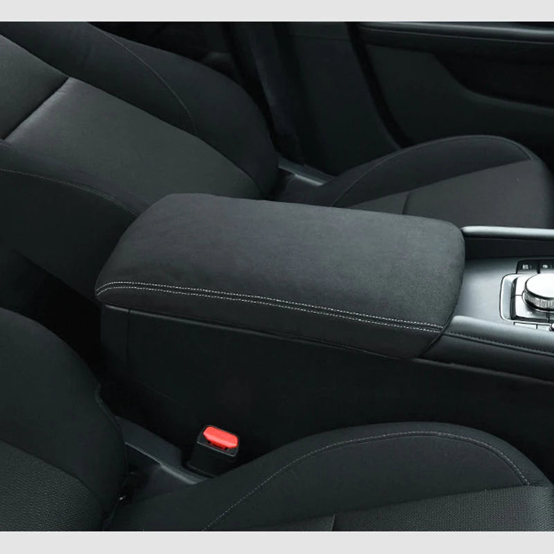 For Mazda CX-5  2019 2020 2021 2022 2023 2024 Mazda 3 Axela Central Control Armrest Box Protective Sleeve Suede Accessories