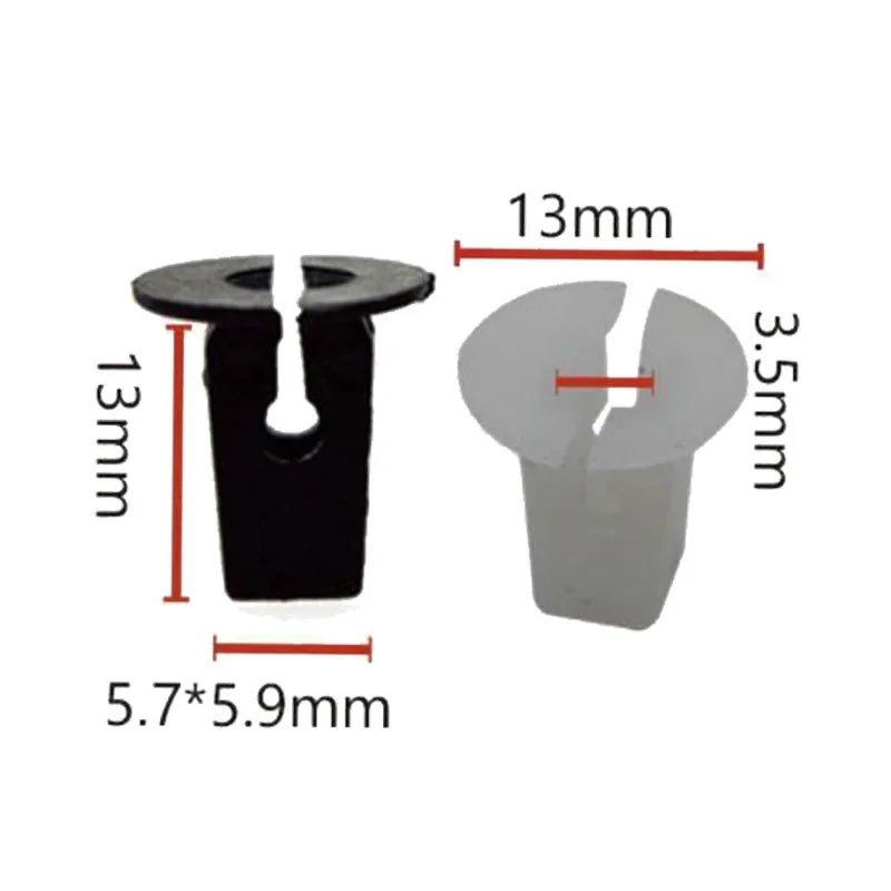 30Pcs Plastic Lock Nuts Grommets Auto Wheel Arches Bumpers Panels & Shields Lock Nut Clips Accessories for Volkswagen