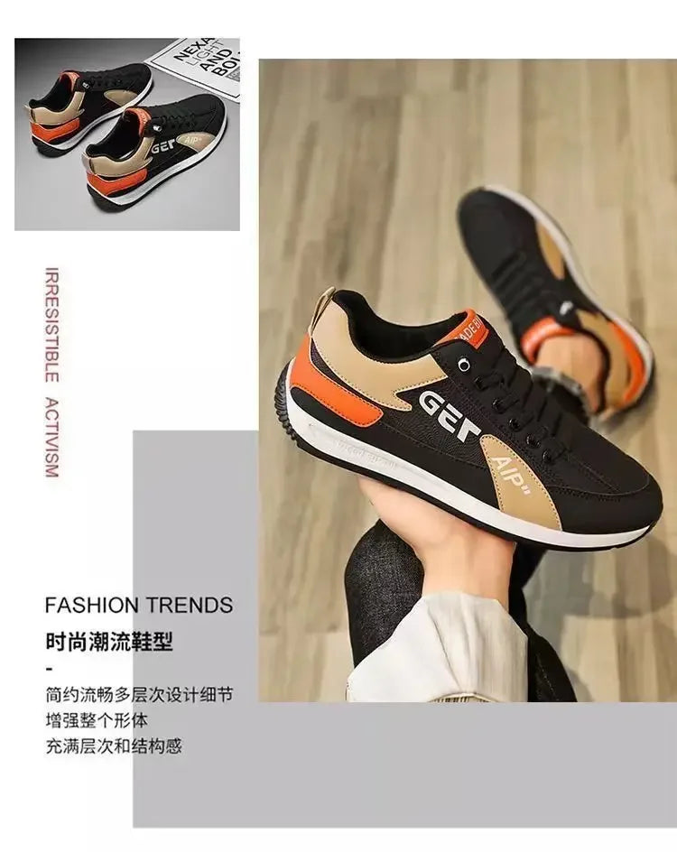 Spring and Autumn New Style Men's Shoes Spring and Summer Sports Board Shoes Running Lightweight Casual Shoes