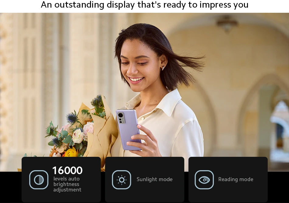 2340x1080 6.28inchs Global firmware Xiaomi 12 Smartphone  Qualcomm Snapdragon 8 Gen1  50MP 32MP Android  used phone