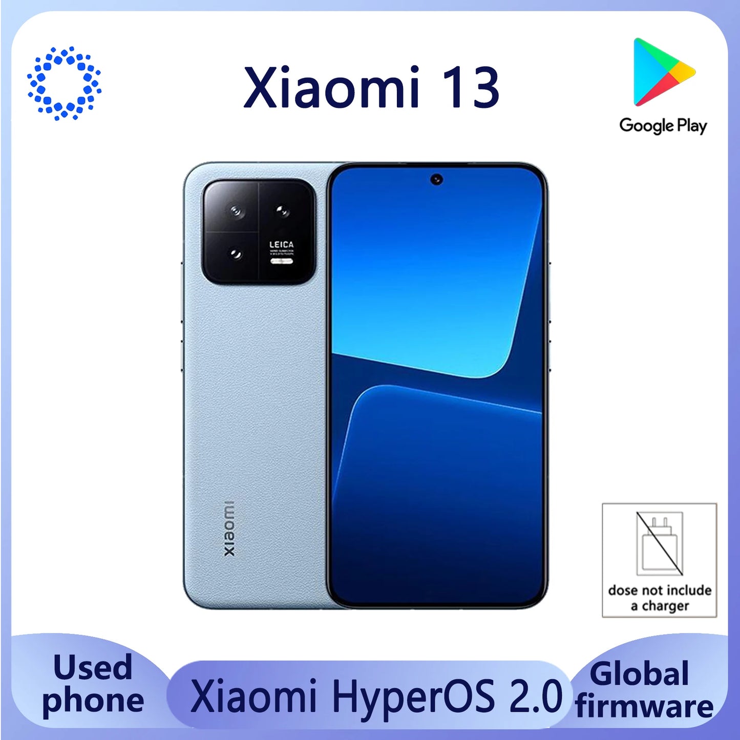 Xiaomi 13 5G Smartphone HyperOS 2.0 67W charge 4500mAh battery capacity celular IP68 full screen unlocked used phone no charger