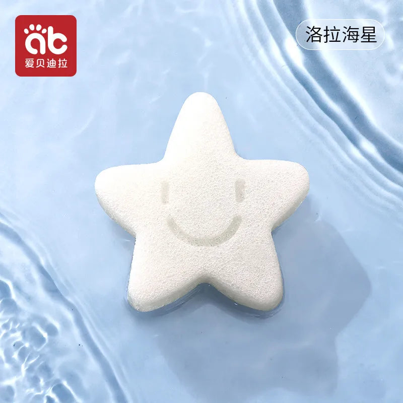 AIBEDILA Children's Bath Sponge Cute Baby Shower Sponge Cleanser Brush Soft Skin-friendly Bath Rubbing Kids Sponge Newborn