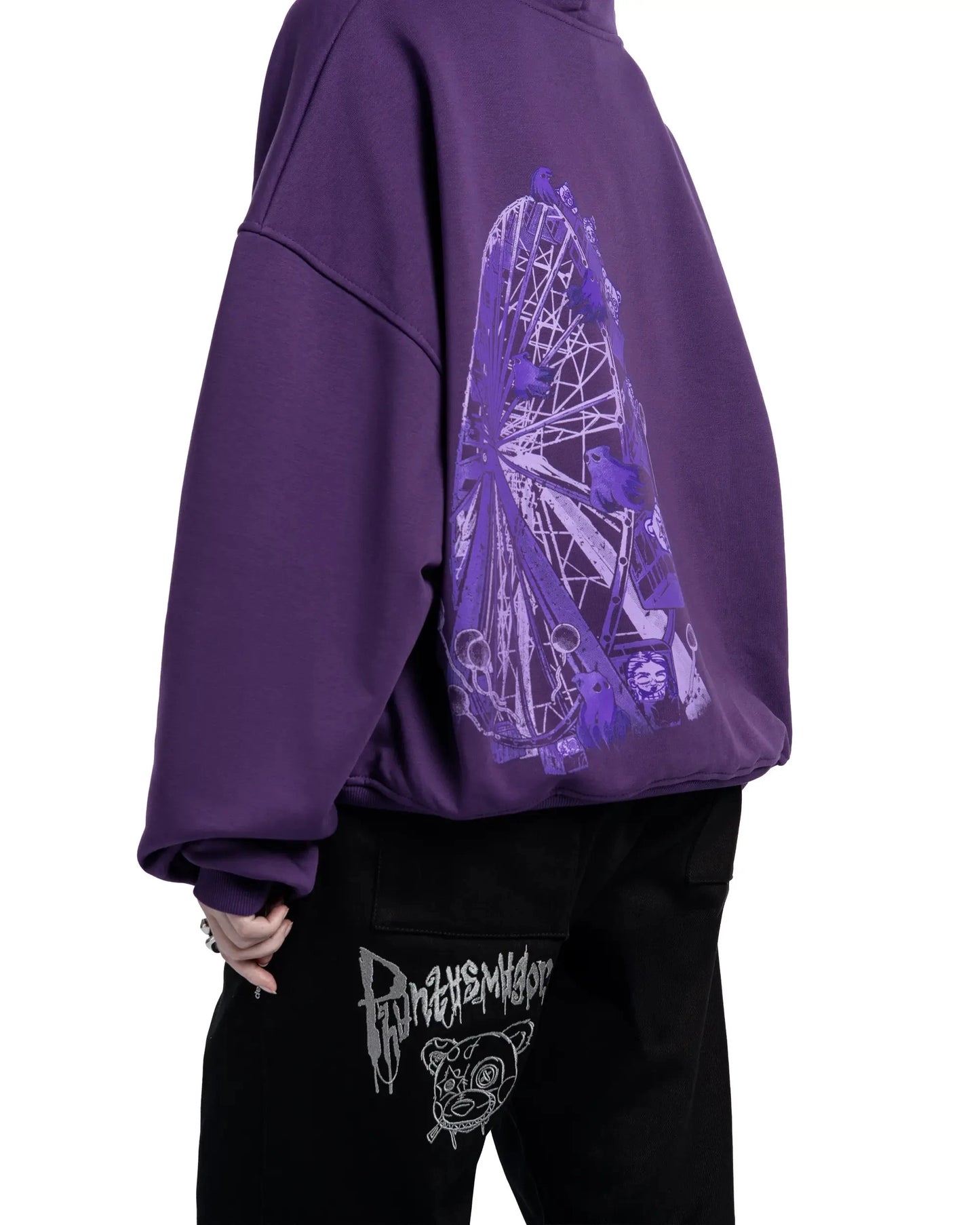 Y2K Retro Zip up Hoodie Men Ghost Wheel Pattern Zipper Sweatshirt High Street Hip Hop Streetwear Oversized Unisex MZLFF Hoodies