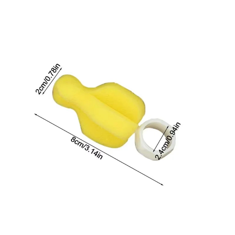 Soft Sponge Baby Nipple Cleaner Mini Foam Scrubber Pacifier Bottle Nipple Washing Cleaning Brush Baby Feeding Accessory