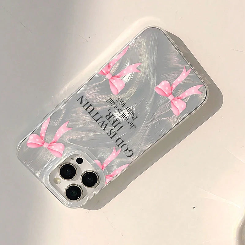 Cute Bible Verse Graphic Phone Case For iPhone 17 Pro Max 16 15 14 13 12 11 16E 17E Air XS XR X 8 Plus Shockproof Bumper Cover