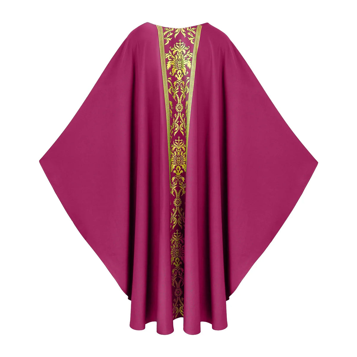 Halloween Priest Religious Robe Cosplay Costume Costume Robe Chasuble Priest Vintage Baggy Robe Gown Cape Party Outfit for Adult