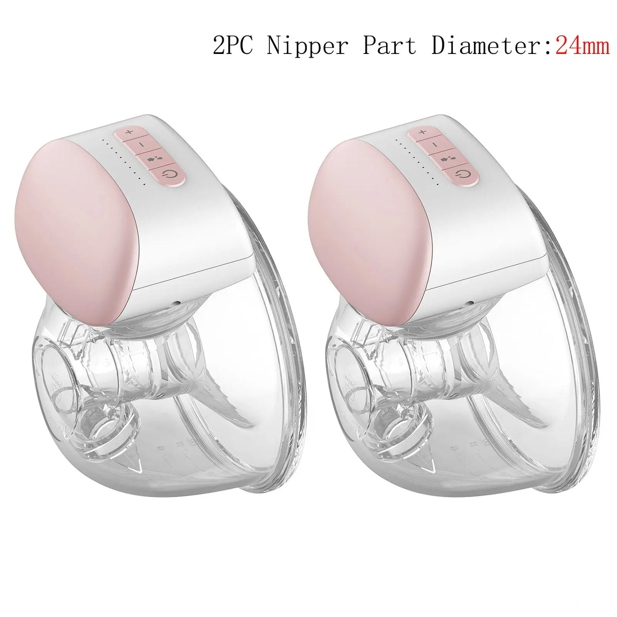 2/1pcs BB-P1 Wearable Breast Pump Hands Free Electric Portable Wearable Breast Pumps BPA-free Breastfeeding Milk Collector