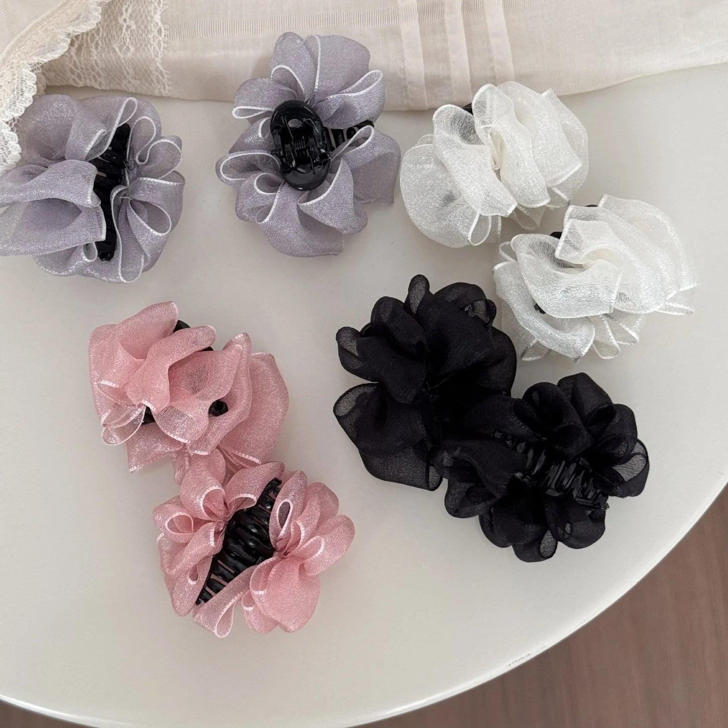 Hair accessories for women girl claw clip pin bow Crab popular leading fashion cute Kawaii sweets kpop new in fairy 2025 vintage