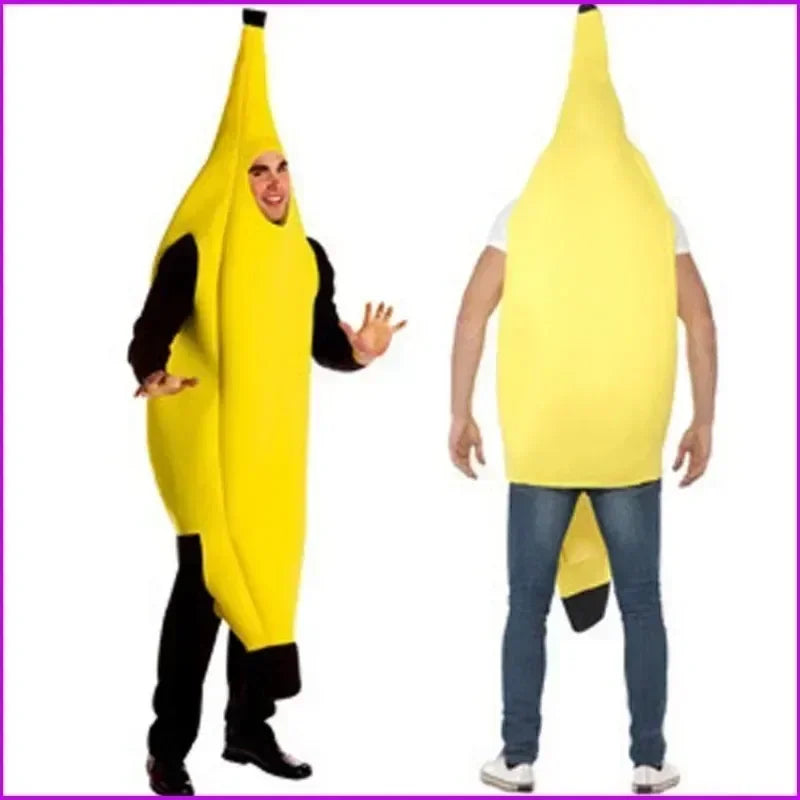 Halloween Costumes Children's Performance Costume Fruit Banana Costume Kindergarten Stage Performance Parent-Child Costume