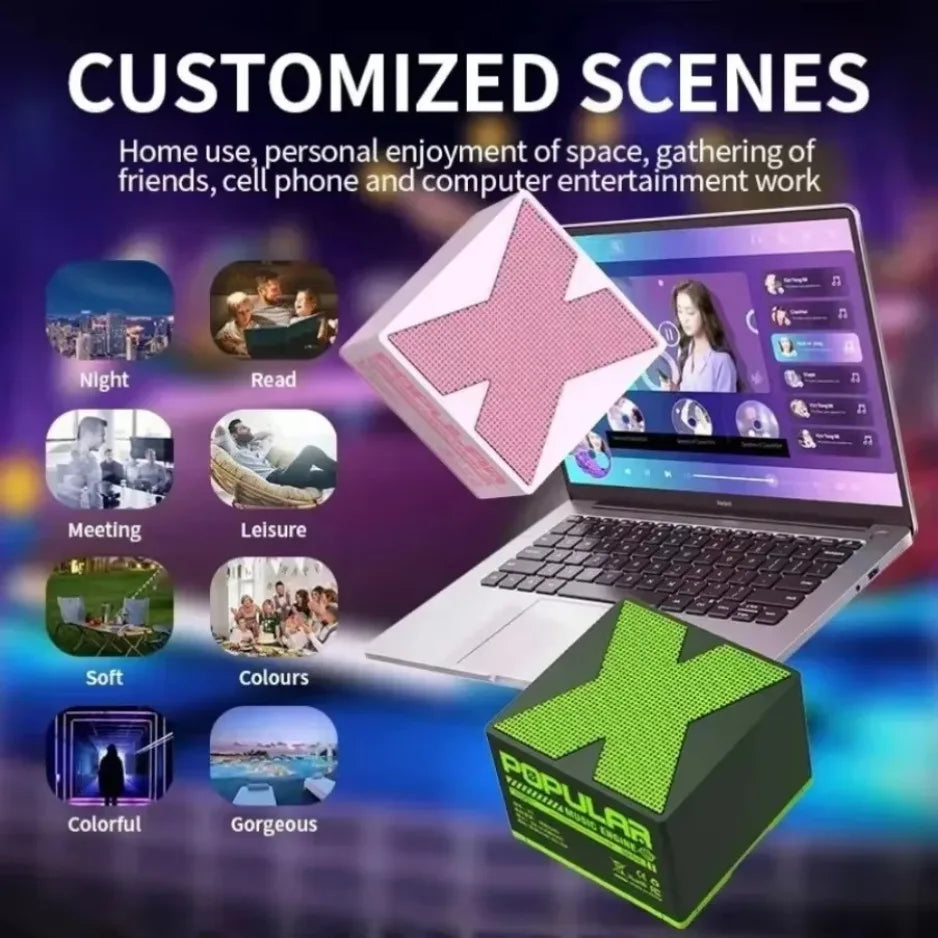 portable Mini wireless Bluetooth audio speaker full range audio player suitable for outdoor activities office and relaxation