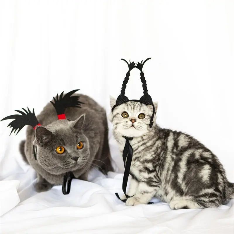 Pet Costume Funny Headwear for Cat Puppy Dog Halloween Photography Props Party Supplies Pet Accessories