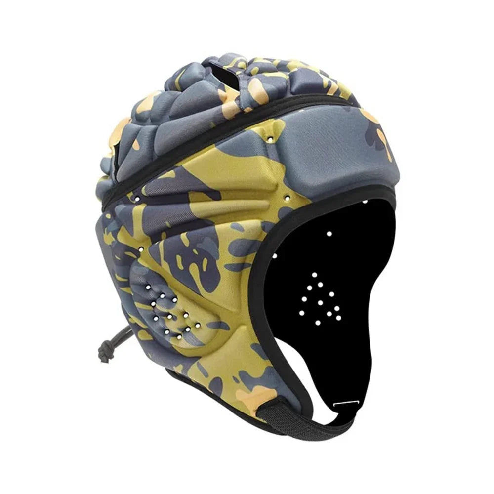 Adult Rugbys Football Helmet Headguard Goalie Hat Caps Soft Protective Rugbys Headguard