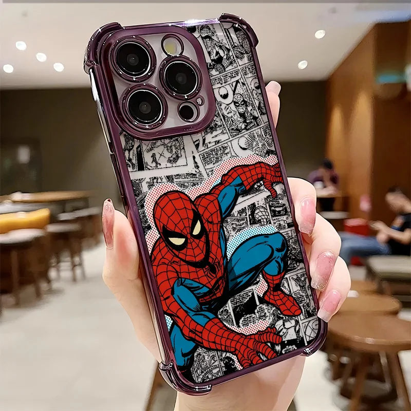 Cool Hero Spiders-man Phone Case For Huawei Honor X6d 600 x8d X5c X7d Magic7 Play10 400 X9d X6c Pro Lite 4G 5G Anti Fall Airbag