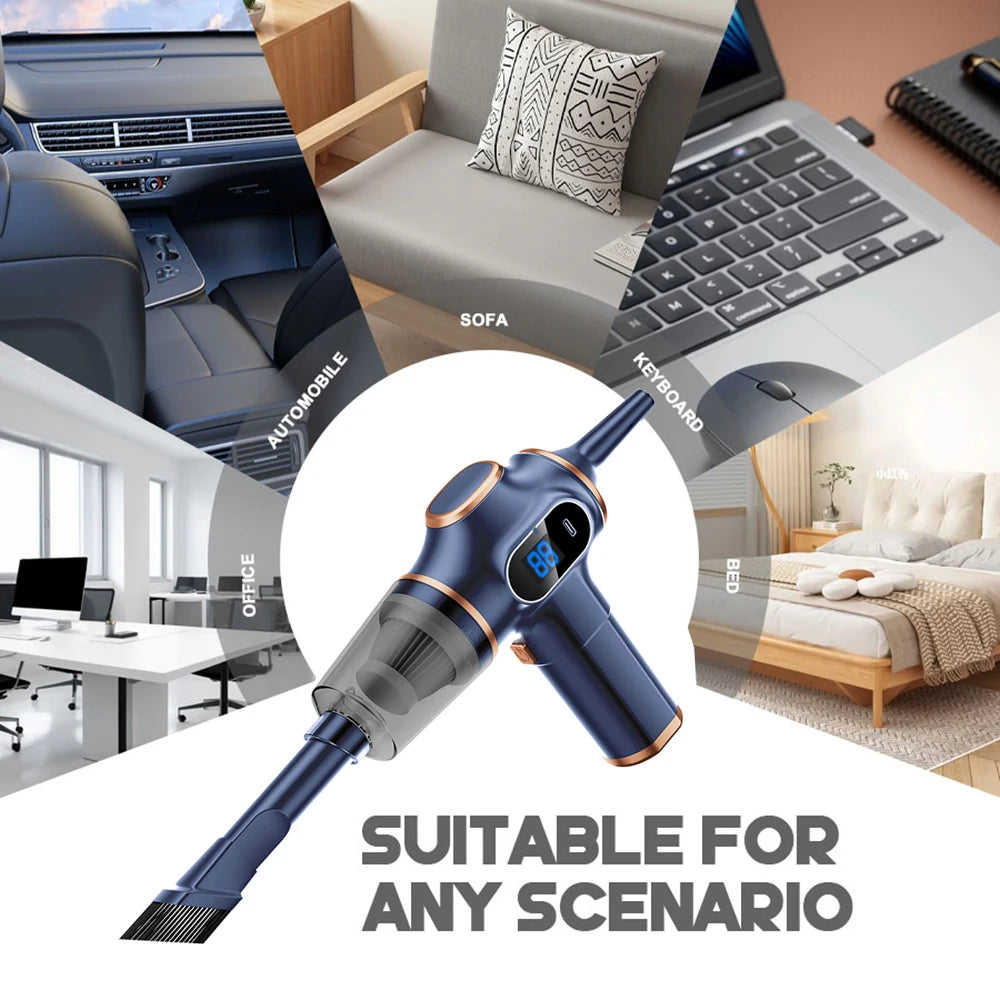 98000PA Mini Car Vacuum Cleaner Cordless Powerful Car Cleaner HandHeld Vacuum Cleaner Cleaning For Mercedes-Benz Full Series