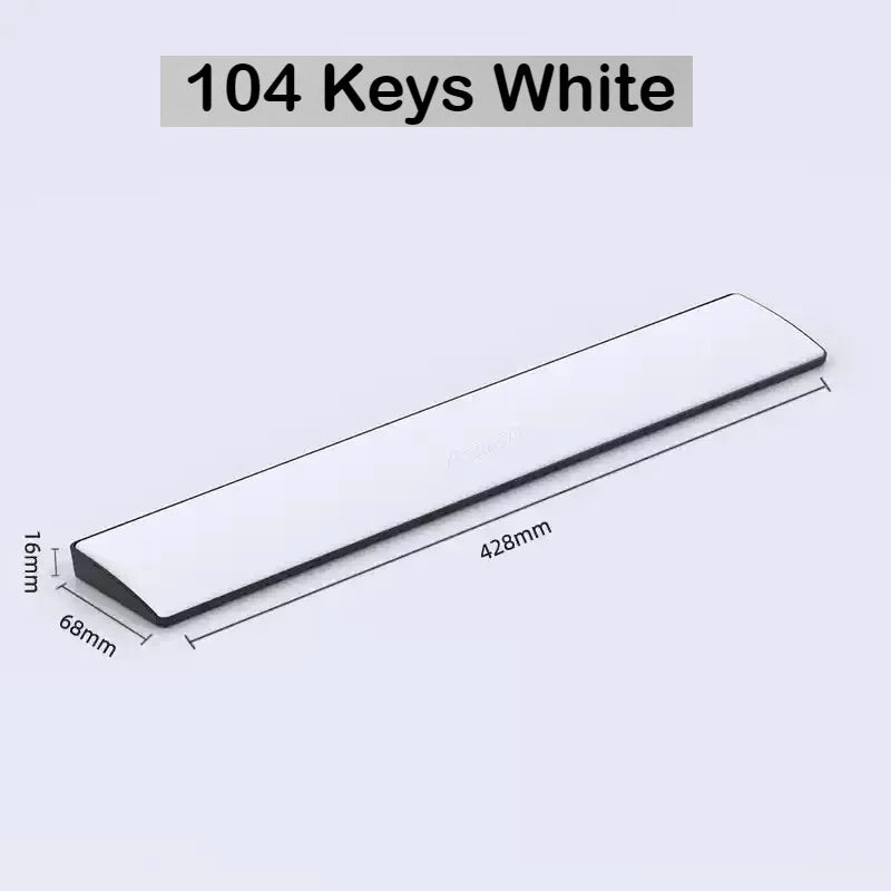 AJAZZ Wrist Rest Mechanical Keyboard 61/81/87/104 Keys Keyboard PU Wrist Pad Support Ergonomic Soft Memory Foam Hand Rest