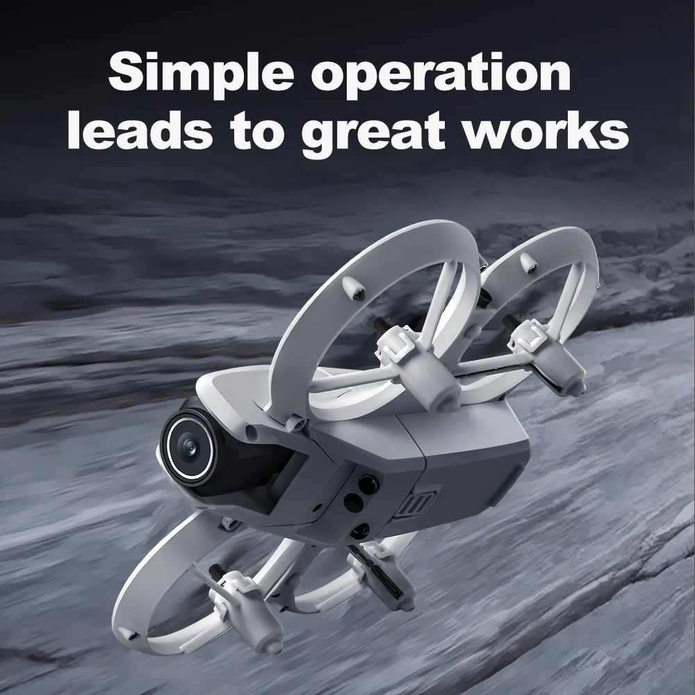 V66 Mini Drone With Camera 4K HD WiFi FPV Drone Obstacle avoidance Pocket Remote Control Helicopter Quadcopter Gift For Kids Toy