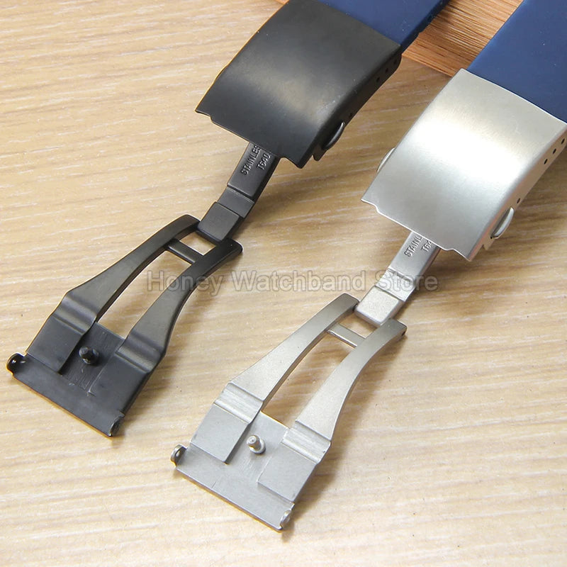 Flexible Comfortable Silicone Bracelet for Tissot T-Touch Blue Orange T013 T047 T121 Watchband Special Interface Sweat Resistant