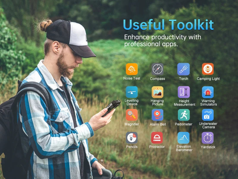 Unihertz 8849 tank 2 Pro rugged phone Android 14 24GB 512GB with 23800mAh battery superior projection 6.79 "FHD waterproof phone