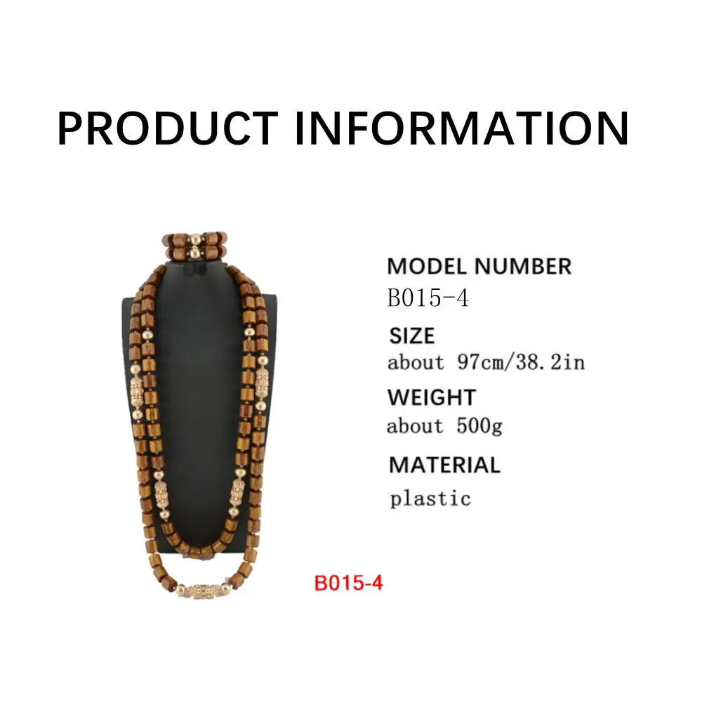 High Quality 2 Layers Artificial Coral Bead African Wedding Jewelry Set Women Necklace Nigeria Bride Party Gift