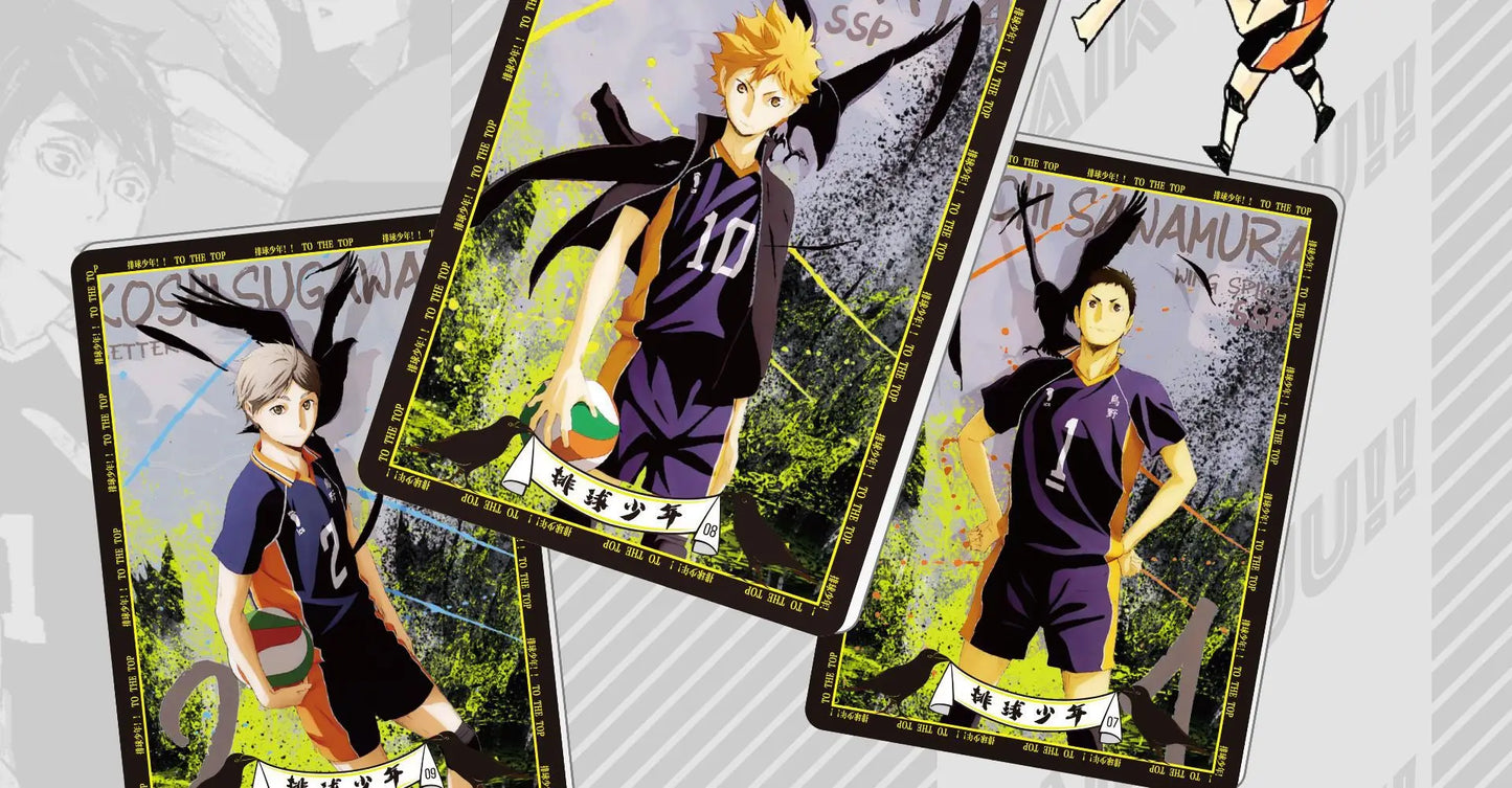 Haikyuu CardsThe Junkyard Showdown Is Coming Hotly with A Passionate Opening Classic Collectible Card Toys and Gifts