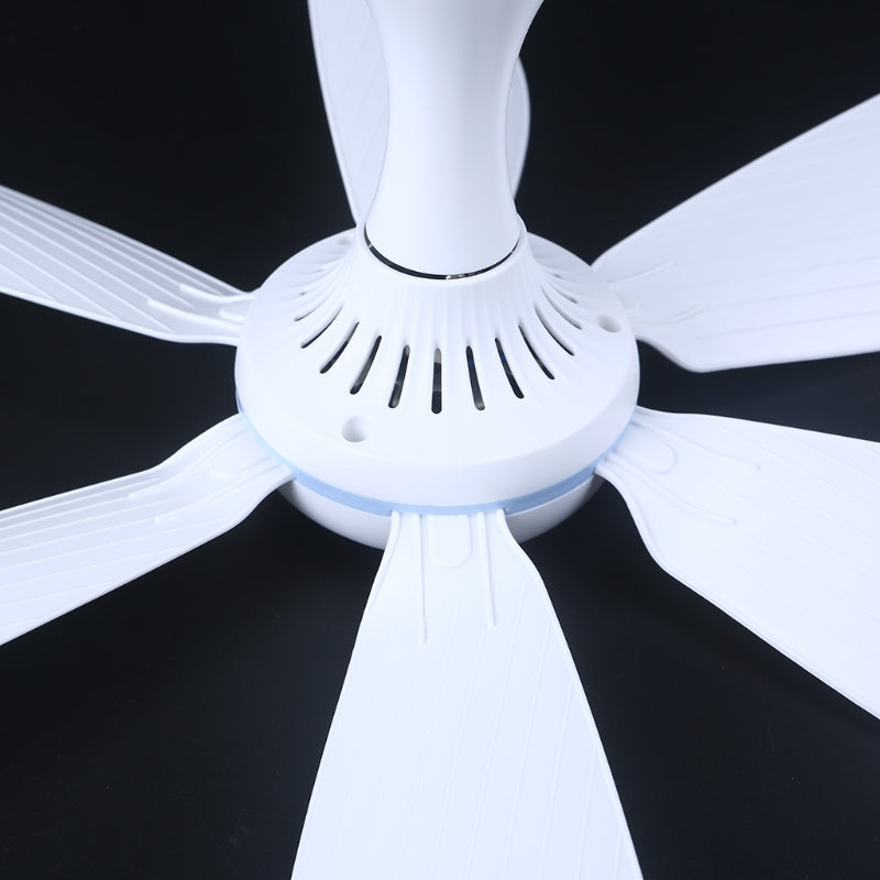 220V 20W 6 Leaves Ceiling Fan 16.5inch Silent Household Bedroom Hanging Fan Drop Shipping