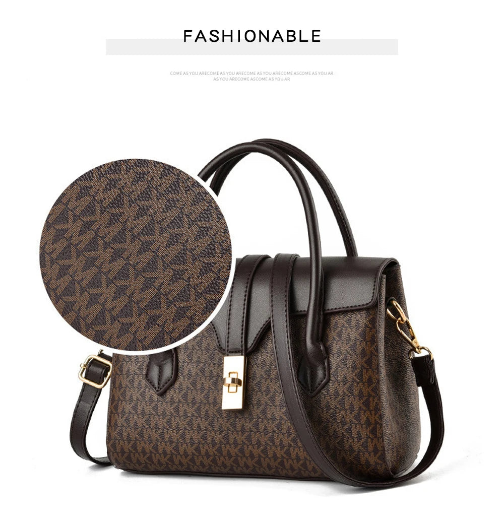 Fashion Luxury Design Shoulder Bag Womens Handbag New Trend Ladies Lady Tote Bags Print Pu Leather Shoulder Cross Bag For Woman