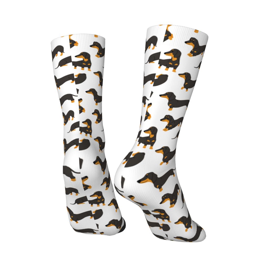 Happy Funny Male Men Socks Casual Dachshund Sock Gift for Animal Dog Lover Sport Women's Stockings Spring Summer Autumn Winter