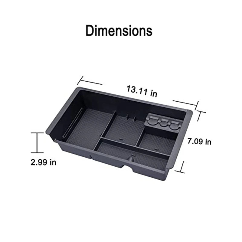 Center Console Organizer Tray For Chevy 2015-2020 Chevy Tahoe Center Organizer Console Tray Storage box