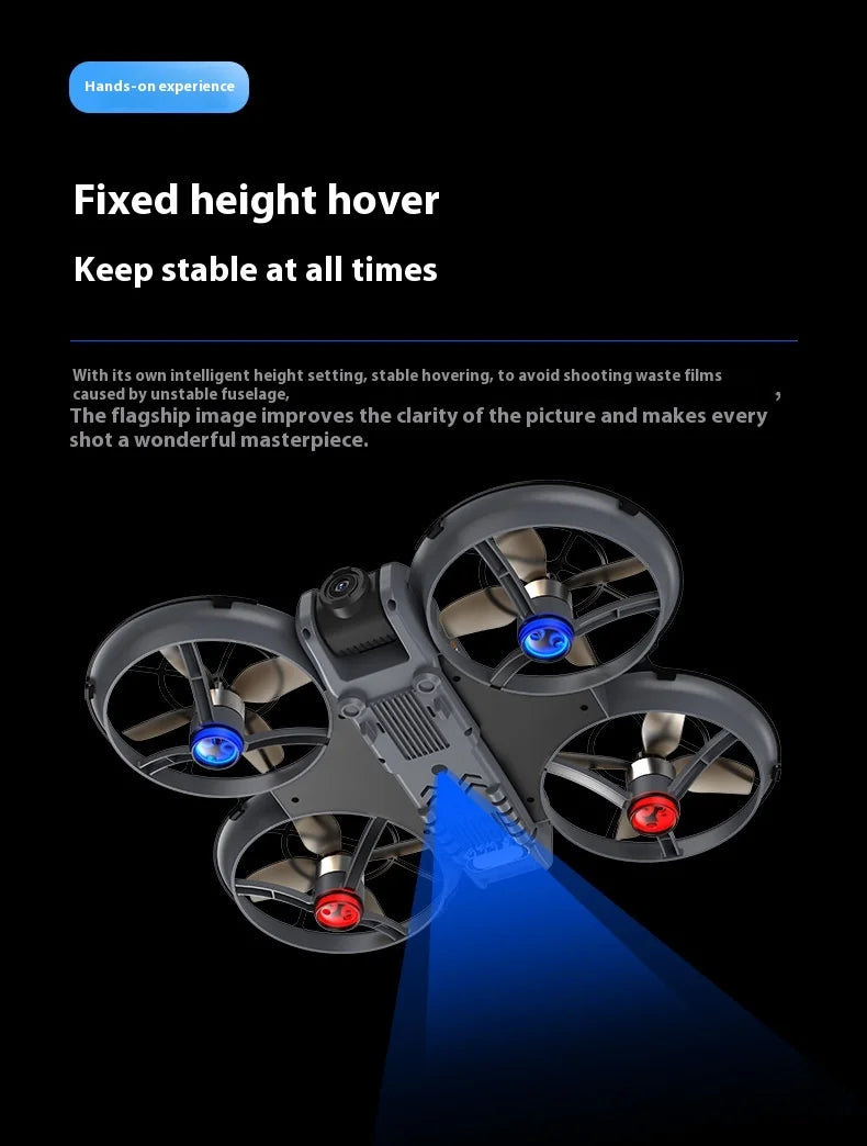 VR Professional Mini Drone for Kids with HD Camera Brushless Motor Optical Flow Positioning Remote Control Toy Quadcopter