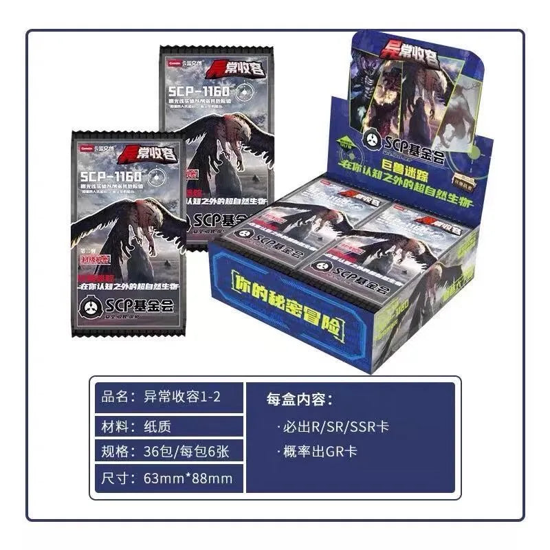 SCP Foundation Collection Card Game Solitaire Special Containment Procedures Confidential File Breach Card Child Kids Toys Gift