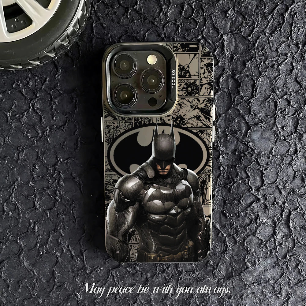 Cool Anime B-Batmans Phone Case For iPhone 17 17e 16e 16 15 14 13 12 11 mini Pro Max X XR 8 Air Plus Anti Fall Matte Back Cover