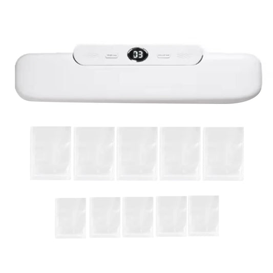 A01V-Vacuum Sealer Machine With 10 Free Bags Efficient Household Food Preservation And Packaging EU Plug B