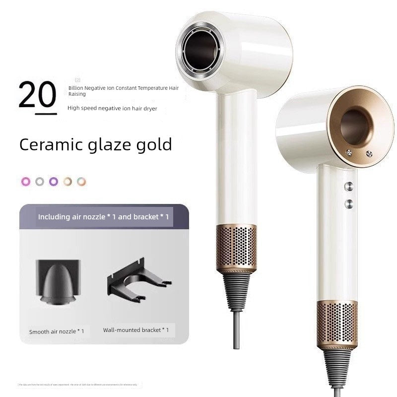 Hair Dryer For Home Negative Ion Top with High-Speed Hair Dryer Student High-Power Negative Ion Leaf-Free Hair Blowing Hair Dryer