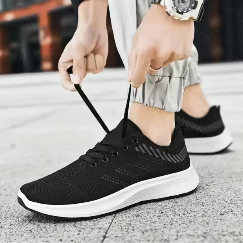 New wear-resistant thickened casual shoes for men, fashion sports shoes, breathable tennis, outdoor walking training tennis