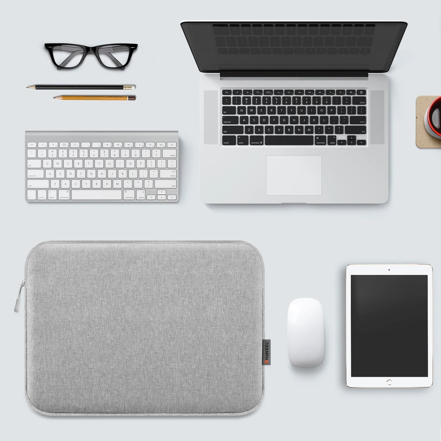 HAWEEL 16 15 13 inch Laptop Sleeve Case Zipper Briefcase Bag for 15-16.7 14-15 12.5-13.5 inch Laptop Bag