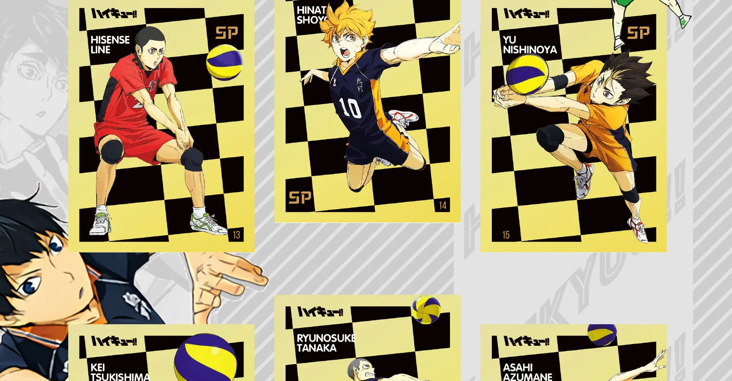 Haikyuu CardsThe Junkyard Showdown Is Coming Hotly with A Passionate Opening Classic Collectible Card Toys and Gifts