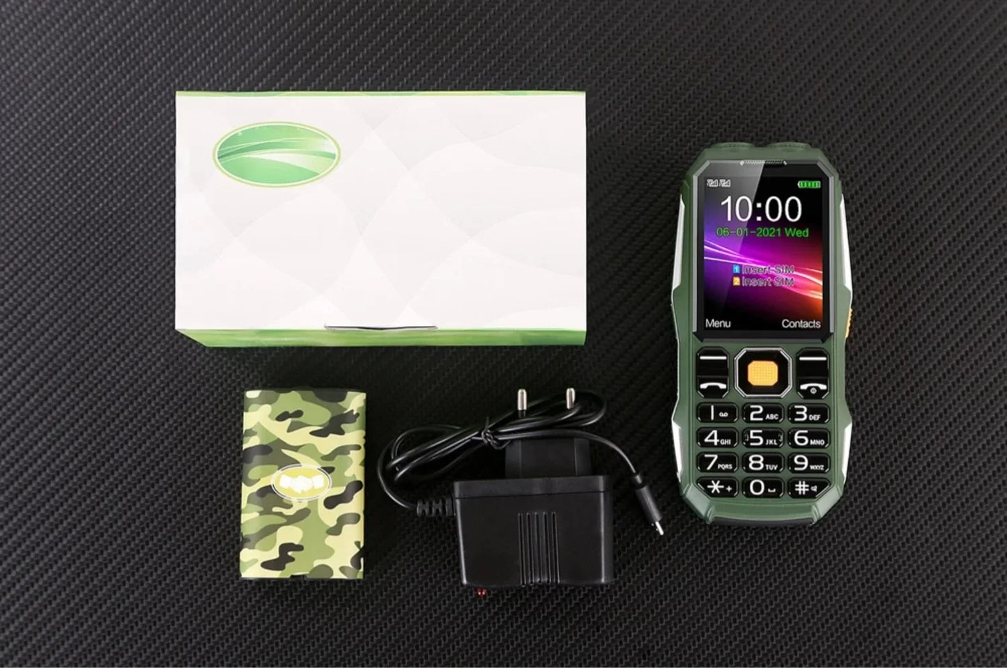 Low Price Rough Phone Big Battery Push-Button Quick Call 3 Sims Loud Speaker Two Torch GSM 2G Large Display Durable Senior Phone