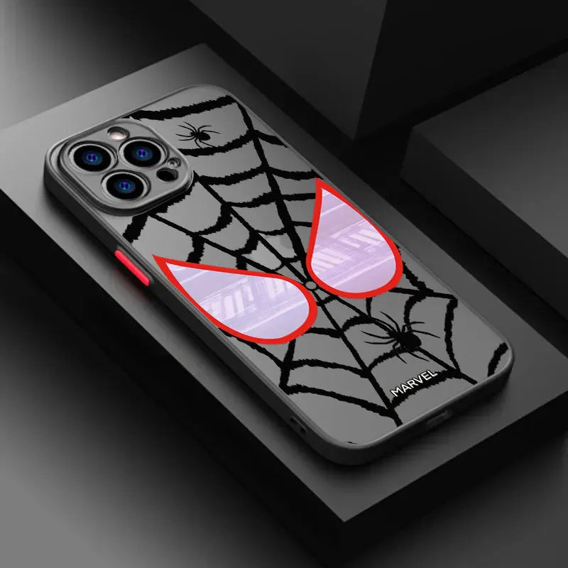 Marvel Spider Man Eye Phone Case For iPhone 17 16 15 Pro Max Case 14 13 12 11 Pro Max 16e 17e Air XS X 7 8 Plus Shockproof Cover