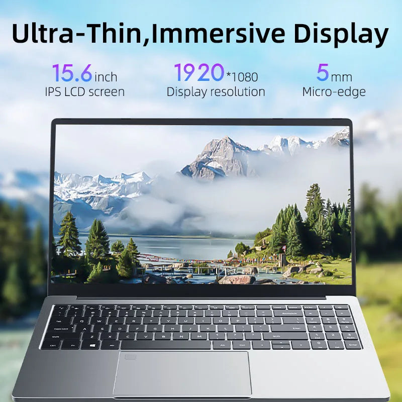 Adreamer 15.6 Inch Laptop Intel Core i5 1135G7 Portable Notebook 8/16/32GB RAM 256/512/1024 SSD Office PC - German Keyboard