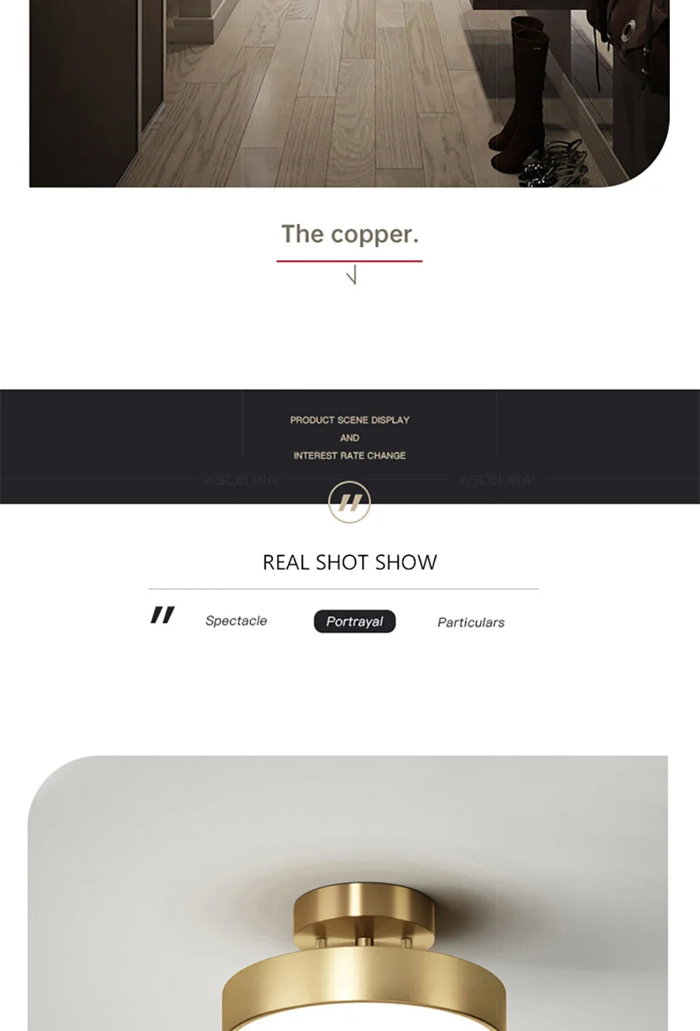 LED Ceiling Light Modern Rotatable Lamp For Corridor Bedroom Living Room Restaurant Indoor Home Decor Round Illumination Fixture