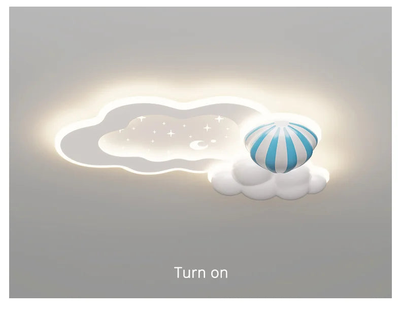 Modern Led Children's Bedroom Ceiling Lights Cloud Airplane Chandelier Boy Girl Room Lamps Home Indoor Decor Lighting Fixtures