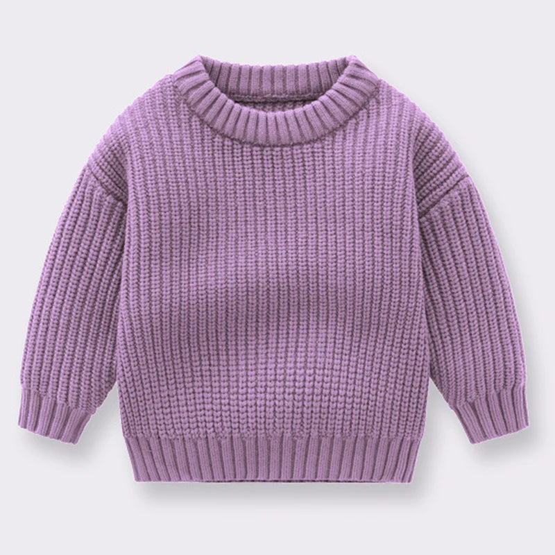 0-6Yrs Baby Boys Girls Knit Sweater Clothes 2025 New Toddler Infant Newborn Knitwear Soft Spring Long Sleeve Baby Pullover Tops