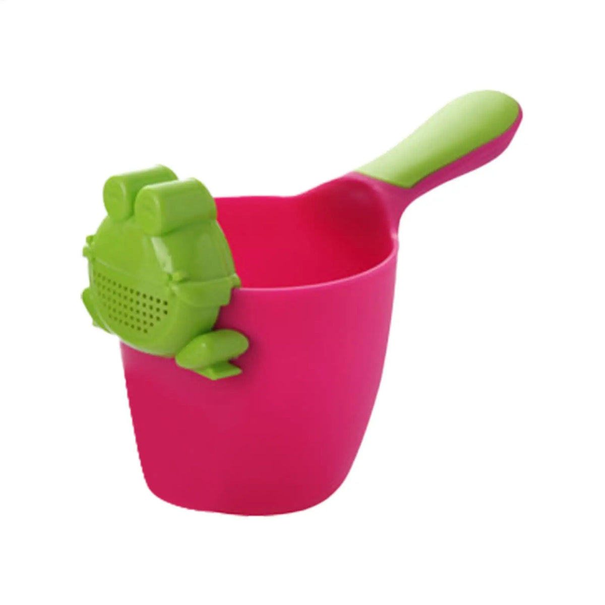 Baby Kids Bath Pail Body Washing Shower Rinser Shower Cup with Bear Design for Rinsing Hair and Protecting Infant Eyes