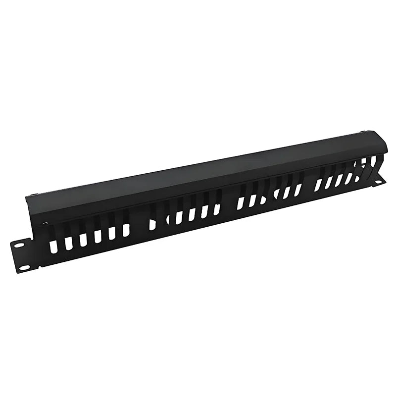 1U/2U Network Cable Management Network Patch Panel 19 inch Rack Mounted Steel/Plastic Networking Ethernet Black