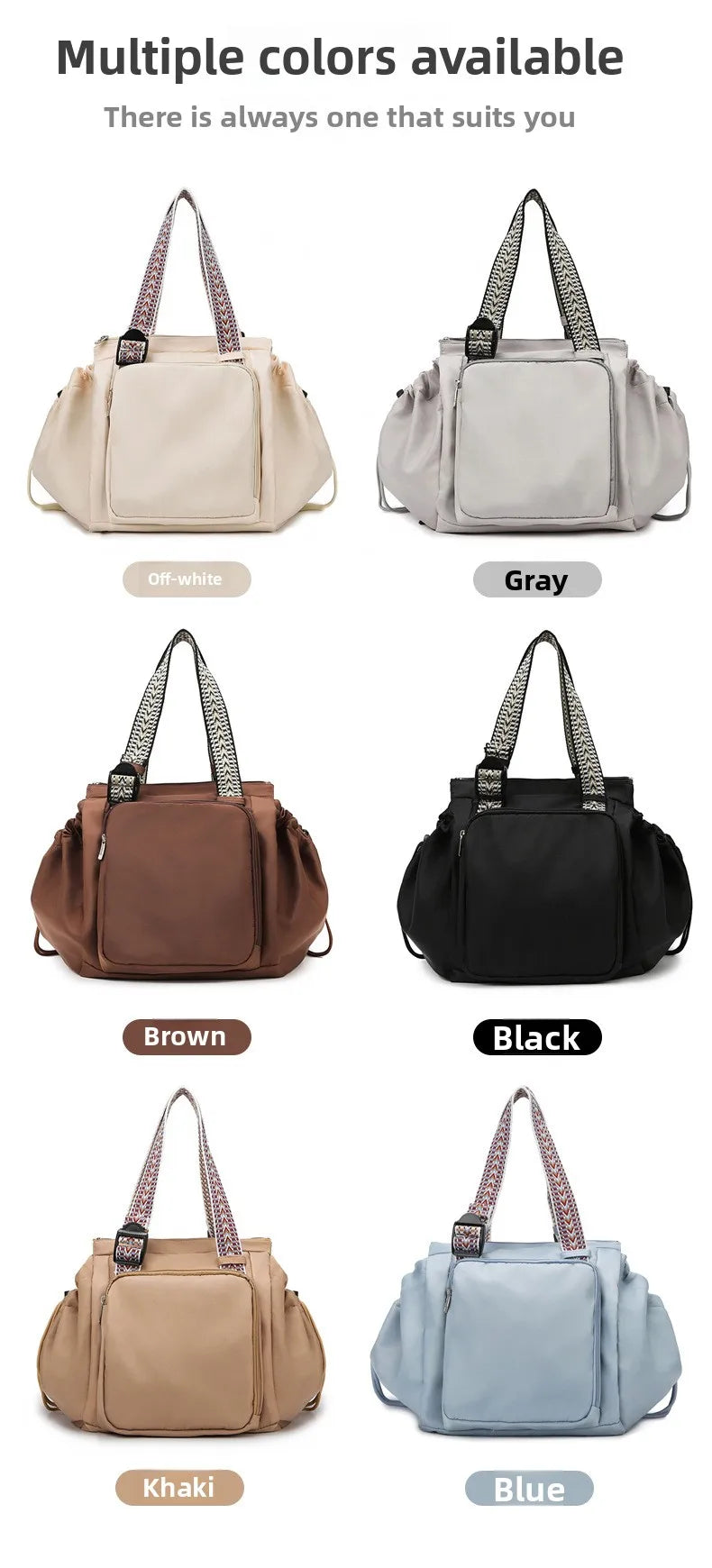 3-in-1 Mommy Bag Baby Diaper Bags Multifunctional Women's Tote Backpack Travel Duffel Airport Bags Foldable Gym Bag