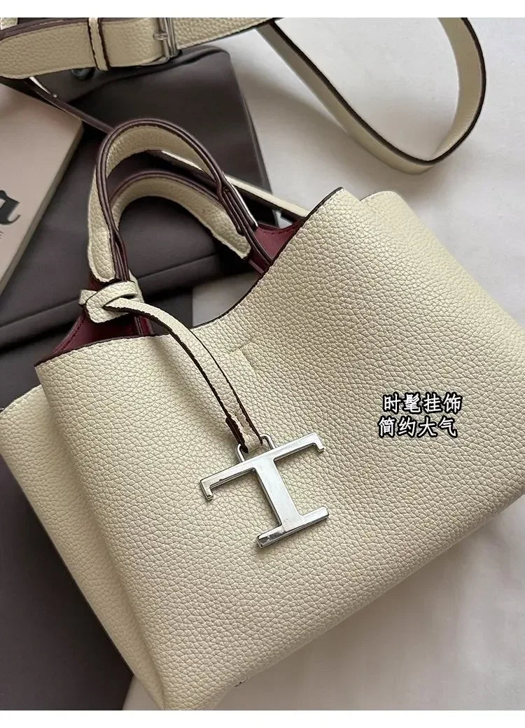 Unique Classic Elegant Diaper Bag: Luxury Crossbody Handbag For Women With Vintage Leather Look And Large Capacity Messenger