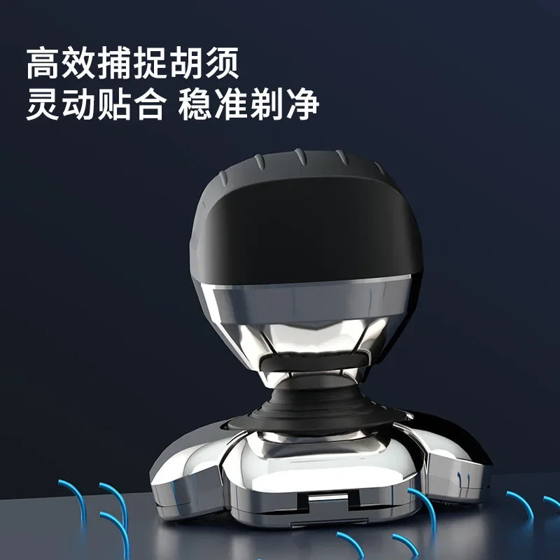 Five in one electric shaver shaver with full body water washing for long-lasting battery life LED intelligent display