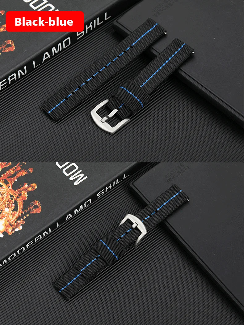 Nylon Watch Band 18mm 20mm 22mm Bracelet Elastic Watch Strap Universal Fast Release Wrist Band Belt Replacement Accessories