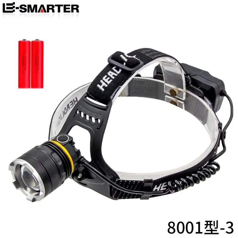 XHP90 Sensor Headlight High Power LED Headlamp Rechargeable Flashlight Built-in 18650 Battery Fishing Camping Head Lamp