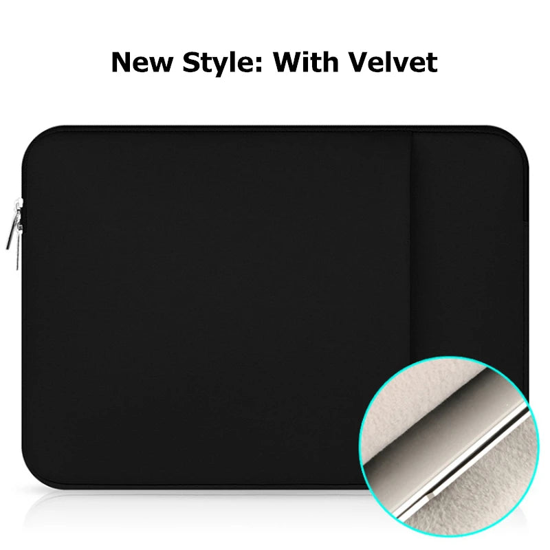 Laptop Bag Sleeve Case 13 14 15.6 Inch Computer Case For MacBook Air 13.3 Case Xiaomi Lenovo Dell Asus Huawei HP Protective Bag